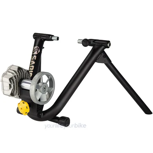 Saris Fluid 2 Trainer Bike 9904T - Fahrradergometer für Radsport, bietet realistische Fahrbedingungen und leises Training für Zuhause.