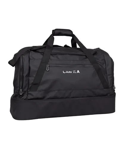 Cawila Gear Sporttasche mit Schuhfach schwarz - Praktische Sporttasche mit separatem Schuhfach für optimalen Stauraum. Ideal für Sport und Freizeit. Robustes Material sorgt für Langlebigkeit.