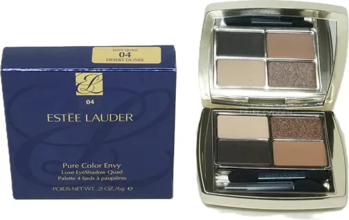 Estée Lauder Pure Color Envy Luxe EyeShadow Quad - 6 g - Lidschatten-Palette mit luxuriösen Farben für ein strahlendes Augen-Make-up. Perfekt für kreative Looks und langanhaltende Farbintensität.