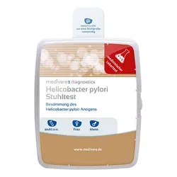 HELICOBACTER pylori Stuhltest 1 St - Arzneimittel zur Diagnostik von H. pylori-Infektionen, schnell und einfach durchzuführen mit Ergebnis in 5-7 Werktagen.