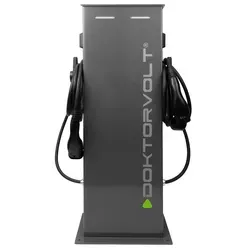 DOKTORVOLT DV-5169-EV Ladestation für Elektrofahrzeuge - Wallbox mit 2x22 kW Leistung, ausgestattet mit RFID und 2x5m Typ 2 Ladekabel für schnelles und effizientes Laden.
