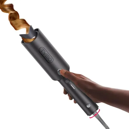 TYMO CURLPRO Automatischer Lockenstab 32mm - Hitzeschutz für perfekte Beach Waves - Entwickelt für müheloses Styling: Der TYMO CURLPRO Lockenstab erzeugt automatisch gleichmäßige Locken in beiden Richtungen. Mit 3 Temperaturstufen und einem schnellen Aufheizsystem für glänzende Ergebnisse.