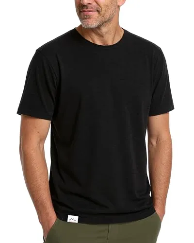 Alpenwert® Merino Shirt Herren – Perfektes Wandershirt aus Merinowolle - Thermounterwäsche-T-Shirts für Herren, bietet herausragende Temperatur- und Feuchtigkeitsregulierung für maximalen Komfort bei Outdoor-Aktivitäten.