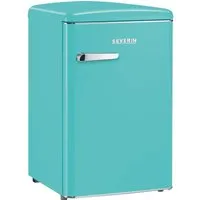 SEVERIN Retro-Tischkühlschrank - Kompakt und leise - Kühlschrank mit 108 L Nutzinhalt, integriertes 4-Sterne-Gefrierfach, extrem leise mit 37 dB, ideal für Singlehaushalte und Büros.