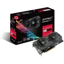 Asus ROG Strix RX570 4GB GDDR5 Gaming Grafikkarte - Grafikkarten für anspruchsvolle Gamer mit 4 GB GDDR5 Speicher, aktiver Kühlung und bis zu 5120 x 2880 Pixel Auflösung – ideal für beeindruckendes Gaming-Erlebnis.