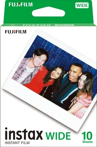 INSTAX Wide ISO 800 instant Film with White Border, 10 Shot Pack