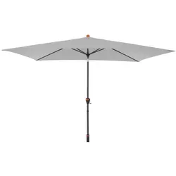 Doppler Mittelstockschirm "myZONE 300x200" Auto-Tilt, hellgrau - Sonnenschirm mit Auto-Knickfunktion für optimalen Schatten auf Ihrer Terrasse. Genießen Sie entspannte Stunden im Freien mit diesem eleganten und funktionalen Schirm.