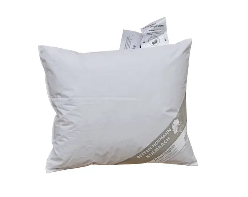 Betten Hofmann Relax Daunenkissen Nackenkissen 35x40 cm - Kuscheliges Daunenkissen 35x40 cm für sanfte Nackenunterstützung. Bezug aus 100% Baumwolle, Füllung mit hochwertigen Daunen. Waschbar bis 60°C, ideal für Allergiker.