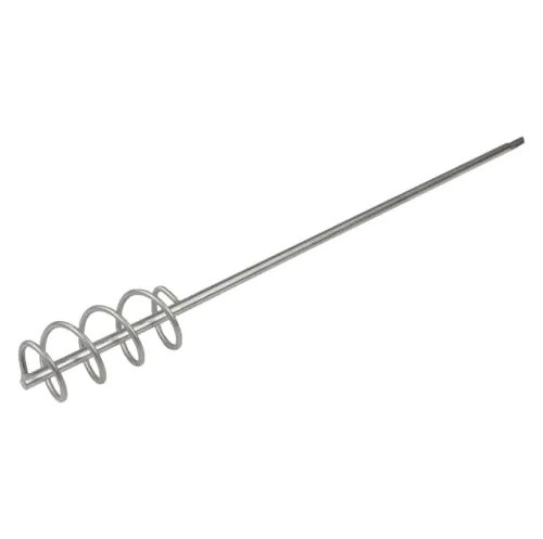 Edelstahl Honigrührer Spirale - Perfekt für die Imkerei - Werkzeuge & Zubehör zur Bienenzucht, ideal zur Erweiterung Deines Rührsystems mit einer Länge von 61 cm und einem Durchmesser von 6 cm für effizientes Rühren.