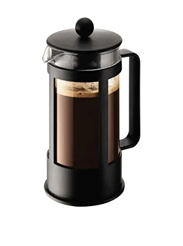 Bodum Kenya Kaffeebereiter 350ml - Manuelle French Press aus Borosilikatglas - Entdecken Sie den Bodum Kenya Kaffeebereiter für 3 Tassen: Robuste Materialien und elegantes Design sorgen für aromatischen Kaffeegenuss ohne Papierfilter. Ideal für den täglichen Einsatz und spülmaschinenfest.