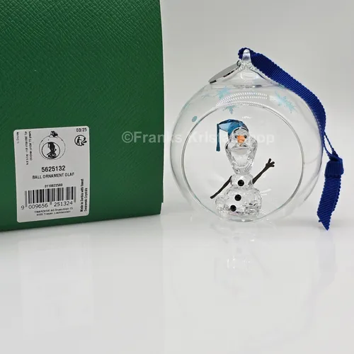 Swarovski Weihnachtskugel Disney Olaf Frozen Ball Ornament Pallina 5625132