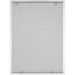 GARDINIA Dachfensterplissee Dachfenster Plissee mit Saugnäpfen Grau