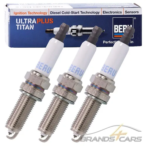 3x BERU ZÜNDKERZE ULTRA TITAN FÜR SMART FORTWO CABRIO COUPE 451