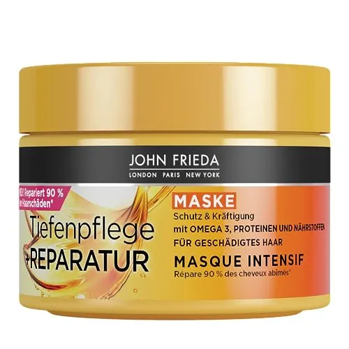 John Frieda Tiefenpflege + Reparatur - Haarkur/Maske - Inhalt: 250 ml - Für geschädigtes, extrem geschädigtes Haar