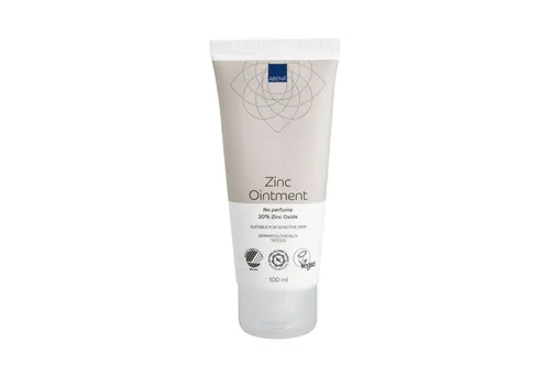ABENA Zinkpaste 40% Zinkoxid & Allantoin, 60 ml - Beruhigende Schutzcreme für empfindliche Haut - Bodycremes mit hohem Zinkgehalt und Allantoin, ideal zur Linderung von Hautreizungen und Rötungen. Frei von Parfüm und Farbstoffen, dermatologisch getestet.