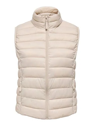 ONLY Steppweste ONLTAHIA LW QUILTED WAISTCOAT OTW - Entdecke die elegante Steppweste von ONLY. Mit ihrem modernen Schnitt und glänzenden Oberflächen ist sie perfekt für lässige Freizeitlooks. Ideal kombinierbar mit Jeans und Pullovern für jeden Anlass.