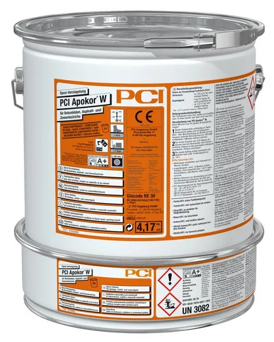 PCI Apokor W 2K-Set RAL 7030 steingrau 5 kg - Hochwertiges Epoxidharz für langlebige Schutzbeschichtungen, ideal für den professionellen Einsatz. Hohe Festigkeit und einfache Verarbeitung.