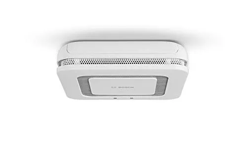Bosch Smart Home Rauchmelder Twinguard - 2 in 1, professionelle Brandwarnung und Luftqualitätsmessung mit App-Funktion, kompatibel mit Apple Homekit