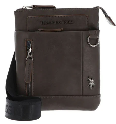 U.S. Polo Assn Umhängetasche Flat Crossbody Bag - Umhängetasche für Herren mit modernem Design, zahlreichen Fächern und verstellbarem Schulterriemen für optimalen Tragekomfort. Perfekt für den Alltag!