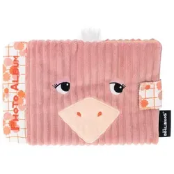 Les Déglingos Fotoalbum für Babys – Pomelos der Strauß, 10 Hüllen - Fotoalbum für Babys mit recycelter Füllung, ideal für Krippe und Kindergarten. Klein, leicht und maschinenwaschbar – perfekt für die ersten Erinnerungen!