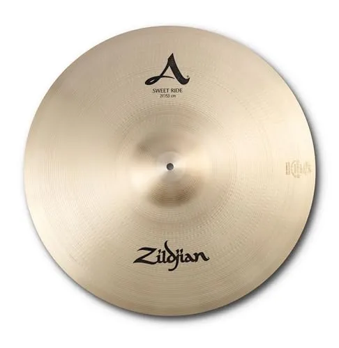 Zildjian 21" A-Series Sweet Ride - Becken - Zildjian A-Serie 21" Sweet Ride, bietet einen warmen, ausgewogenen Klang mit mittleren Obertönen, perfekt für jede musikalische Anwendung.