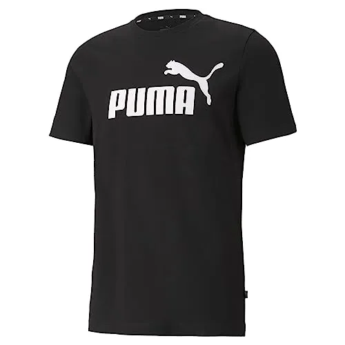 PUMA Herren Ess logo te T shirt, Puma Black, M EU