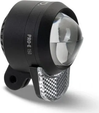 Scheinwerfer Vorne Front Licht pro-E 150 X-Connect - Beleuchtung & Reflektoren, ultraleicht mit nur 95g und starkem LED-Licht für sicheres Fahren bei Dunkelheit.
