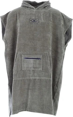 OCEAN EARTH Surf Poncho CORP HOODED 2025 - Militärgrün - Bekleidung - 100% Baumwolle, ideal für Strandbesuche und Wassersport, bietet Komfort und Schutz vor Wind.