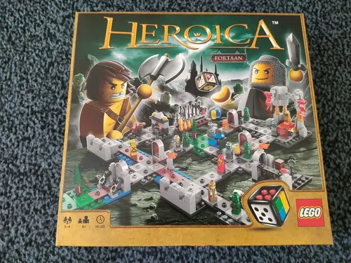 Lego Spiele 3860 Heroica - die Festung Fortaan - Bauspielzeugset für kreative Abenteuer, mit vielen Bausteinen für spannende Schlachten und strategisches Denken, geeignet für Kinder ab 3 Jahren.