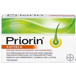 Priorin Neu Kapseln 120 St - Haarwuchs Behandlung, unterstützt das Haarwachstum und stärkt die Haarstruktur