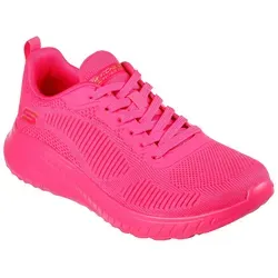Skechers Bobs Squad Chaos Face Off Sneaker für Damen - Neon Pink, 37 EU - Damen-Sneaker mit flexibler Sohle und Fußbett aus Memory-Schaumstoff für optimalen Komfort und stilvollen Auftritt.