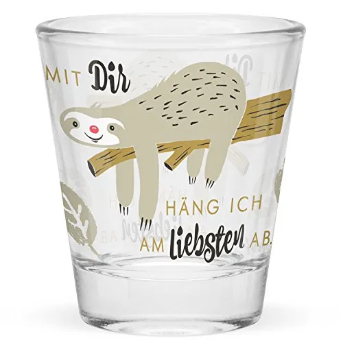 HAPPYLIFE 45177 Schnapsglas »Faultier«