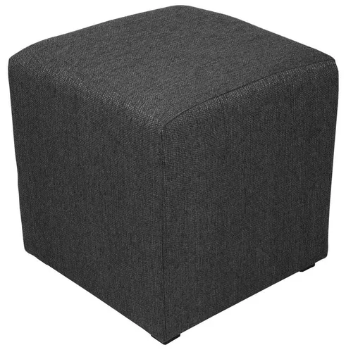 Best for Home Sitzhocker Sitzwürfel - Anthrazit - Sitzhocker aus handwerksgerechter Qualität mit Schaumstoffpolsterung, ideal für Wohnräume. Maße: 40 cm Breite, 42 cm Höhe. Top Preis-Leistungs-Verhältnis!