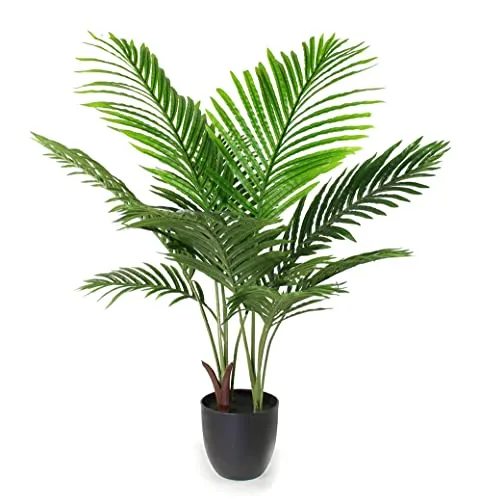 Künstliche Palme 90cm KP111 - Real-Touch Kunstpflanze für jedes Zuhause - Künstliche Pflanzen: Hochwertige 90 cm Kunstpalme mit Real-Touch-Oberfläche, ideal für eine tropische Atmosphäre in Ihrem Wohnraum.
