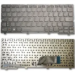 Tastatur  für Lenovo Ideapad 100s-11iby deutsche Laptop Keyboard - Schwarz