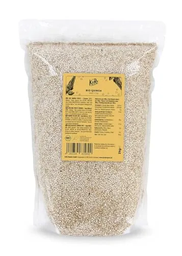 KoRo - Bio Quinoa Weiß 2 kg - Glutenfreies Getreide aus kontrolliert biologischem Anbau - 100% Naturbelassen