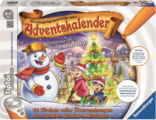 Ravensburger 7783 Adventskalender Tiptoi für Kinder ab 4 Jahren