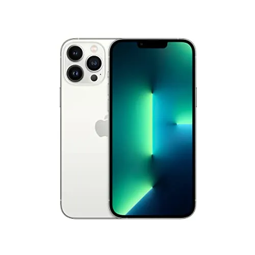 Apple iPhone 13 Pro Max 256GB - Silber (Generalüberholt) - Simlockfreies Handy mit 256GB Speicher, beeindruckender Kamera und leistungsstarkem A15 Bionic Chip für herausragende Leistung.