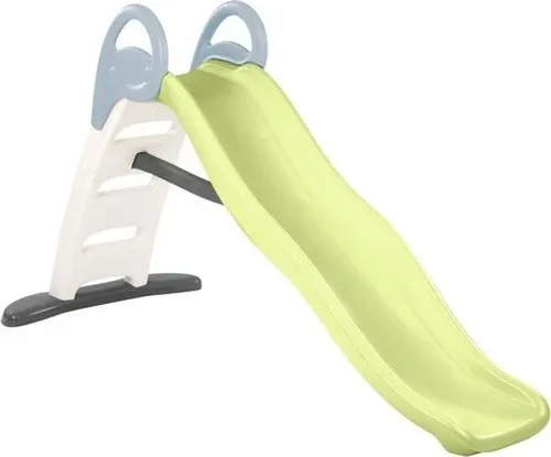 Smoby Life Funny Wellen-Rutsche - Freistehende Rutsche mit 84% Recycling-Anteil, 2 Meter lang und mit Wasseranschluss für zusätzlichen Spaß an heißen Tagen. Ideal für Kinder ab 2 Jahren – sicher und einfach aufzubauen.