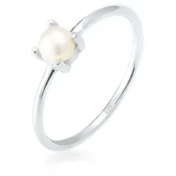 Elli Damenring Solitär mit Süßwasserperle aus 925 Sterling Silber - Eleganter Damenring aus 925 Sterling Silber, veredelt mit einer Süßwasserperle. Handgefertigt in Deutschland, anlaufgeschützt und hochglanzpoliert – ideal für festliche Anlässe oder den Alltag. Ein wunderbares Geschenk für besondere Momente.