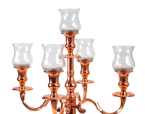 Geschenkestadl Windlicht 5er-Set mit Glasaufsätzen für Kerzenständer - Windlichter im Landhausstil – Verleihen Sie Ihren Kerzenhaltern mit diesen Antik-Charme Glasaufsätzen eine stimmungsvolle Note für jede Gelegenheit.