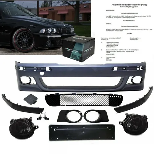 STOßSTANGE vorne grundiert für BMW E39 M5 M-Paket - Hochwertige Frontstoßstange für BMW E39, passend für M5 und M-Paket Modelle. Ideal für eine individuelle Fahrzeuggestaltung. Einfache Montage garantiert.