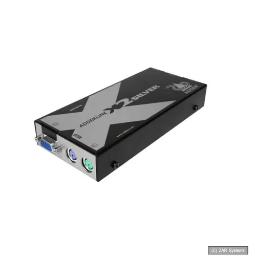 Adder ADDERLink X2-SILVER/P-EURO CAT Netzwerk KVM Switch mir RS232 bis 300m