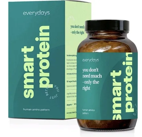 Everydays - Smart Protein - 180 Presslinge - Sportnahrung, vegan und frei von Zusatzstoffen, ideal für jeden Tag und auch bei Unverträglichkeiten geeignet, aus Fermentation gewonnen und in Deutschland hergestellt.