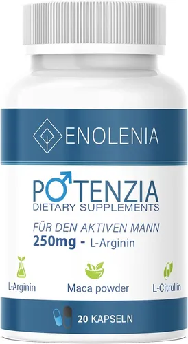 Enolenia ® Potenzia – Natürliche Potenzsteigerung für Männer - Nahrungsergänzungsmittel für mehr Energie und Ausdauer. Unterstützt die Durchblutung und sorgt für unvergessliche Momente. Ideal für aktive Männer, die ihre Vitalität natürlich optimieren möchten.