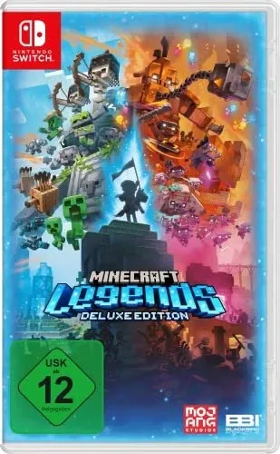 Minecraft Legends - Deluxe Edition für Nintendo Switch - PC- & Videospiele, Deluxe Edition mit umfangreichem Mehrspielermodus für unvergessliche Abenteuer in der Minecraft-Welt!