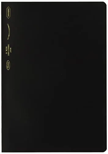 Stalogy 018 Editor's Series 1/2 Year Notebook (A5//Black) by