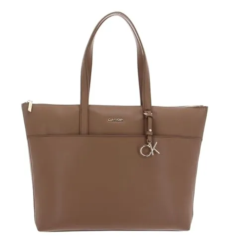 Calvin Klein CK Must Shopper With Slip Pkt Safari Canvas