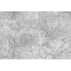 Architects Paper Fototapete Atelier 47 Flourish 3, glatt, Barock, (4 St), Barock Fototapete 4,00 m x 2,70 m 200 g Vlies Premium Tapete Vintage grau