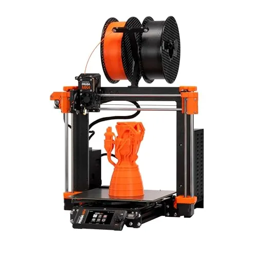 Original Prusa MK4 3D-Drucker-Kit, abnehmbare Druckblätter, Anfängerfreundliches 3D-Drucker-DYI-Kit, Spaß zu montieren, automatische Kalibrierung, Filamentprobe enthalten, Druckgröße 24 x 21 x 21 cm.